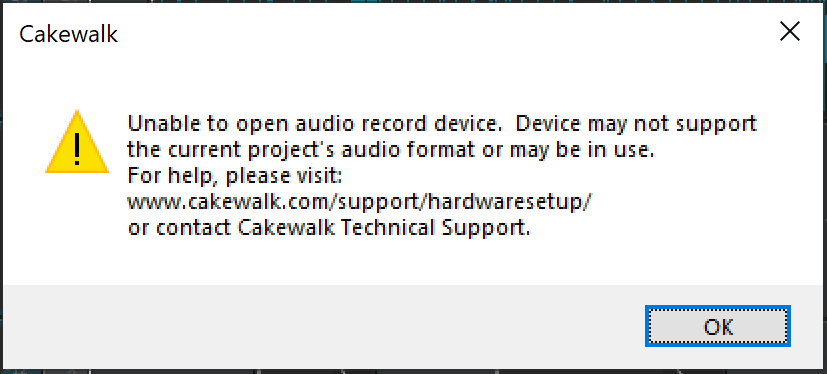 ableton failed to open audio device focusrite usb asio