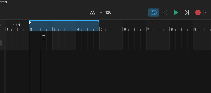 setting the loop region.gif