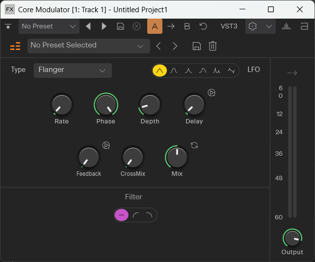 Core Modulator UI Preview