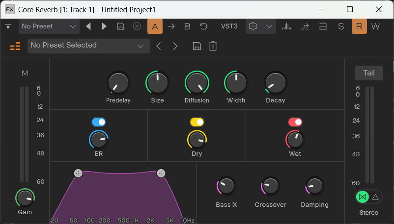 Core Reverb UI Preview