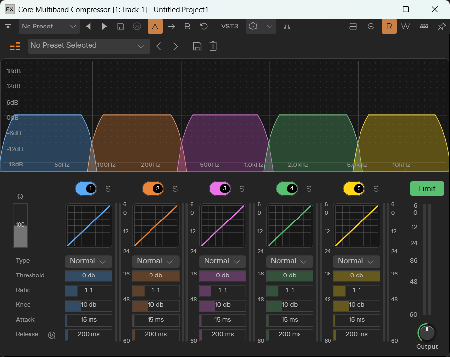 Core Multiband UI Preview