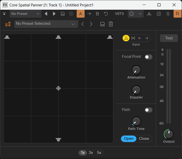Core Spatial Panner UI Preview